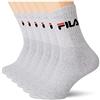Fila F9505 Unisex Calze da Tennis Tutto Spugna, Taglia 39/42, Navy, 6 paia