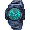 BEN NEVIS Orologio Digitale da Uomo Orologio Sportivo Militare 5ATM Impermeabile Cronografo Militare Orologio da Polso per Uomo con Retroilluminazione a LED Sveglia Data/Antiurto