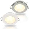 HELLA MARINE EUROLED 75 ACCIAIO LUCE CALDA 12V