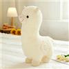 Celawork 25cm Alpaca peluche, bianco piccolo, simpatico giocattoli,per Ragazzi -regalo di Natale Compleanno