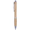 Penna bamboo a sfera con logo personalizzato Carson personalizzate o neutre