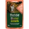 Monge Bwild Grian Free Sterilised Salmone /gamberetti /ortaggi gr 85. Cibo Umido Per gatti