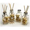 DLM Bomboniere DLM-31983 (Kit 6 Pezzi) Profumatore in Vetro Orso Orsetto in Resina Diffusore per Ambienti Profumo Battesimo Nascita Comunione bomboniera