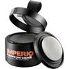 IMPERIO - Polvere per l'attaccatura dei capelli, correttore per la calvizie, effetto infoltimento dei capelli, unisex, resistente all'acqua, 4 g (grigio scuro)