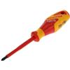 GEDORE Giravite Isolato VDE a Croce PH2, Cacciavite Isolato 1000 V, Lungo 210 mm, Utensile, VDE 2160 PH 2, Acciaio