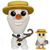 FUNKO POP FROZEN BARBERSHOP OLAF Whit SEAGULL 2015 SUMMER EXCLUSIVE VINYL FIGURE