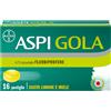 Aspi Gola Antinfiammatorio Mal di e Infiammata caramelle Miele/Limone 16 pz Pastiglie
