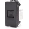 Aigostar Presa Dati LAN RJ45 Cat5e UTP nera compatibile anche con BTicino Livinglight