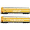 FLEISCHMANN 838322 SET 2 Carri a parete scorrevole Posta/PTT" SBB Scala N 1:160