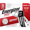 Energizer Lithium - Batteria CR2032 (Confezione da 12) - Batterie a Bottone - AirTag, chiavi auto, dispositivi domestici, sportivi e medici - 10 anni di conservazione [Esclusiva Amazon]