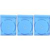Hama Blu-Ray Disc Double Jewel Case, 3 PCS./Pack, Blue 2dischi Blu