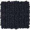 MWOOT Fiori Artificiali Nera, 144 Pezzi Mini Rose Finte, Rose in Schiuma Piccoli per Matrimonio Halloween Festa San Valentino Decorazione, 2.5CM Teste di Rose Finti Fai Da Te