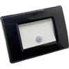Damastoreitalia Faretto segnapassi da interno lampada da muro Ip20 LED con sensore di movimento 1,3W ad incasso per scatola cassetta 503 scale nero bianco (1,3W - nero - luce naturale 4000K)