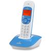 Brondi Nice, colore azzurro - Telefono cordless con display illuminato, Vivavoce, Identificativo del chiamante, Rubrica