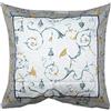 Bassetti OPLONTIS 9322748 - Federa per cuscino per biancheria da tavola, 100% cotone, tessuto Panama di colore blu, B3, dimensioni: 60 x 60 cm