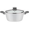 GSW Con coperchio in vetro Fiona, 20 cm, bianco