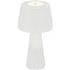 Briloner - Lampada da tavolo a batteria LED, dimmerabile, touch, luce mobile, lampada da tavolo LED per esterni, lampada da tavolo LED a batteria, bianco