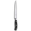 Victorinox Grand Maître, coltello professionale per sfilettare, lama extra-affilata, affilatura diritta, 20 cm, manico in plastica, acciaio inossidabile, nero