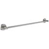 GROHE QuickFix Start, Portasciugamani metallo, fissaggio nascosto, viti e tasselli inclusi, montaggio facile con GROHE QuickGlue, 654 mm, Super Steel, 41178DC0