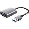 Trust Dalyx Lettore Rapido di Schede USB, USB 3.2 Gen 1 veloce con connettore USB-A, 104 MB/s, (micro) SD, SDHC e SDXC fino a 2 TB, PC/Laptop/Macbook/Chromebook