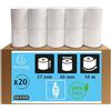 Exacompta 40751E Bobines pour Terminaux de Paiement Électroniques - 1 Pli Thermique 55g/M Sans Bpa - 57mm X 40mm X 1