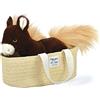 Histoire d'ours - Peluche Cavallo Alezan - Marrone - 25 cm - I piccoli nomadi - HO3151