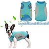 Jodsen Gilet Rinfrescante per Cani,Giacca di raffreddamento per cani,Abbigliamento estivo traspirante per cuccioli con striscia riflettente,Maglietta con Gilet per cani di piccola e media taglia (XL, Verde)