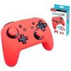 Subsonic - Custodia Protettiva in Silicone per Controller Nintendo Switch Pro Controller - Kit Personalizzato Colorz con Guscio in Silicone e Impugnature per Joystick. Rosso Neon