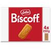 Biscoff Lotus Biscoff | Biscotto Caramellato | Ingredienti di Origine Naturale | Vegano | Senza Coloranti e Additivi | 4 x 250g | 1 kg