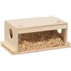 Ferplast Casetta Criceto, Topolino, Accessorio Gabbia per Criceti, Lettiera Criceti, 29 x 15,3 x h 12 cm, ARCADE HOME Casa Casetta Legno per Criceti Topolini