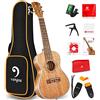 Vangoa Ukulele Tenore 26 pollici in Mogano Vintage Hawaii Uke Acustico con kit per principianti Studenti Adulti con Borsa