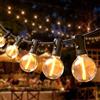 SON4SUN Catena Luminosa Esterno, 10M Catena luminosa interno LED Esterno con 25+3 G40 Bulbi, Vintage Luce per Patio All'Aperto Giardino Festa Decorazione di Esterni Interni