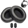 AiZuoYou Cuscinetti auricolari in schiuma per microfono compatibili con Microsoft LifeChat LX-3000 LX 3000 Cuffie Life Chat (cuscinetti in pelle PU per auricolari+copertura per microfono)