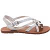 CHATTAWAK 11margotsargent40, Sandali Bassi Donna, S Argento, 40 EU