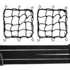 HOOPOE Rete Elastica per Moto, 3 Pezzi 4 in 1 Cinghie e 2 Pezzi Cinghie, Corda con Gancio per Scooter, Portapacchi