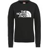 The North Face W Drew Peak Crew-Eu Felpa, Donna, Tnf Black, XS