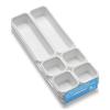 madesmart - Pattumiera a incastro, 9 pezzi, colore: Bianco