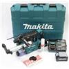 Makita HR008GM202 - Martello combinato a batteria SDS-Plus, 40 V, max. 4,0 Ah, 2 batterie + caricatore in valigetta per il trasporto