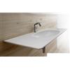 CERAMICA FLAMINIA Flaminia Nudaflat 120 lavabo a consolle sospeso bianco opaco (LATTE) Senza foro