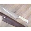 COLTELLO cuoco Gyuto con fodero in cuoio SARDO manico osso di tibia 37 cm