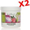 KRAUTERHOF 2X KORPERPEELING MIT WILDROSENOL - Set da 2 barattoli da 400 g di Peeling per il corpo all' olio di rosa selvatica