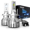 BEAMFLY Lampadine LED H7 18000LM, BEAMFLY Kit di Conversione per Fari Alogeni Auto, Luce Abbagliante o Anabbagliante 12V, 6000K Luci Bianca Forte Fredda