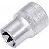 Hazet 900-E18 Inserto Chiave a Bussola Torx, Argento, Attacco Quadro, Cavo, 12.5 mm 1/2 di Pollice
