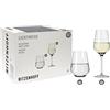 RITZENHOFF 6111012 - Set di bicchieri da vino bianco e acqua, 12 pezzi, per 400 ml, elegante made in Germany, trasparente