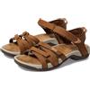 Teva W Tirra Pelle, Sandalo Sportivo Donna, Colore: Marrone Miele, 38 EU