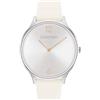 Calvin Klein Orologio Analogico al Quarzo da Donna con Cinturino in Pelle Bianco - 25200010