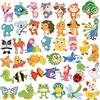 CAYUDEN 5D Pittura Diamante Adesivo per Bambini, 40 Pezzi DIY Diamante Painting Kit Bambini Diamond Painting Stickers Autoadesivo Animali Diamante Adesivo Kit Strumenti da Disegno Mosaico per Adulti