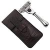 Parker Safety Razor Parker Travel Mach 3 Compatible Razor with Leather case mod. TravM3