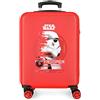 Star Wars Squad Tropper, Maleta Cabina, 38x55x20 cm ABS Rigido Chiusura a Combinazione Laterale 35L 2 kg, 4 Doppie Ruote, Rosso (Tooper)