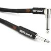 Roland Cavo per strumenti Black Series - 1,5m/5ft, spina angolo retto/dritta da 1/4 - RIC-B5A